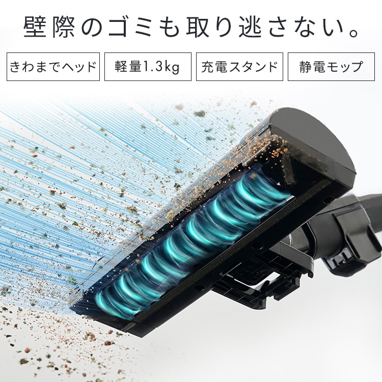 充電式サイクロンスティッククリーナー SCD-R4P-B ブラック 210061