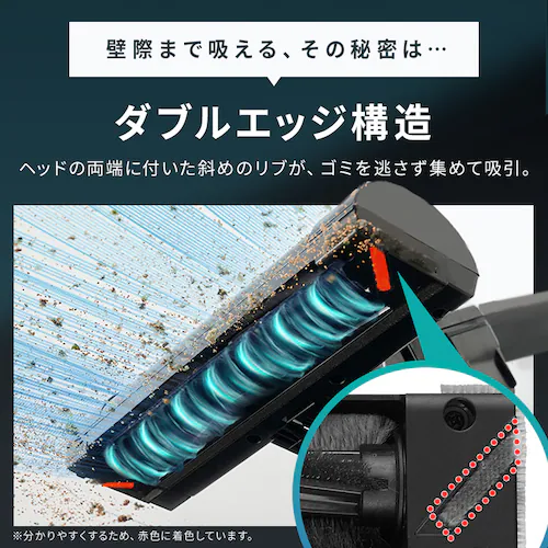 充電式サイクロンスティッククリーナー SCD-R4P-B ブラック_4