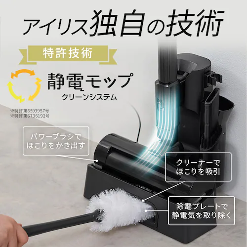 充電式サイクロンスティッククリーナー SCD-R4P-B ブラック_10