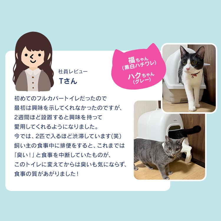 ラクリーン 炭脱臭ファン付き猫トイレ フルカバー システム 猫 トイレ