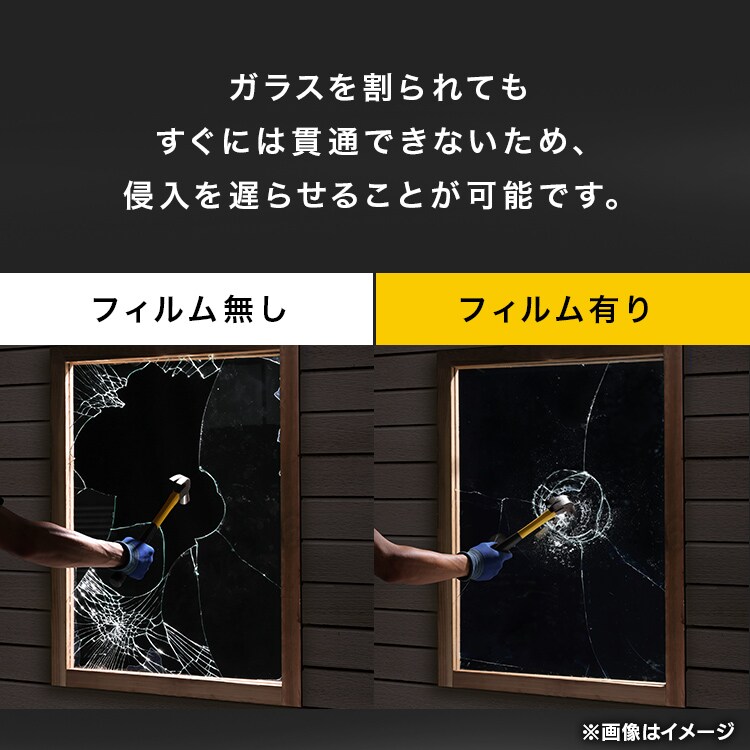 防犯フィルム 厚み416μm BF-4060-2-C 210455 │アイリスオーヤマ公式