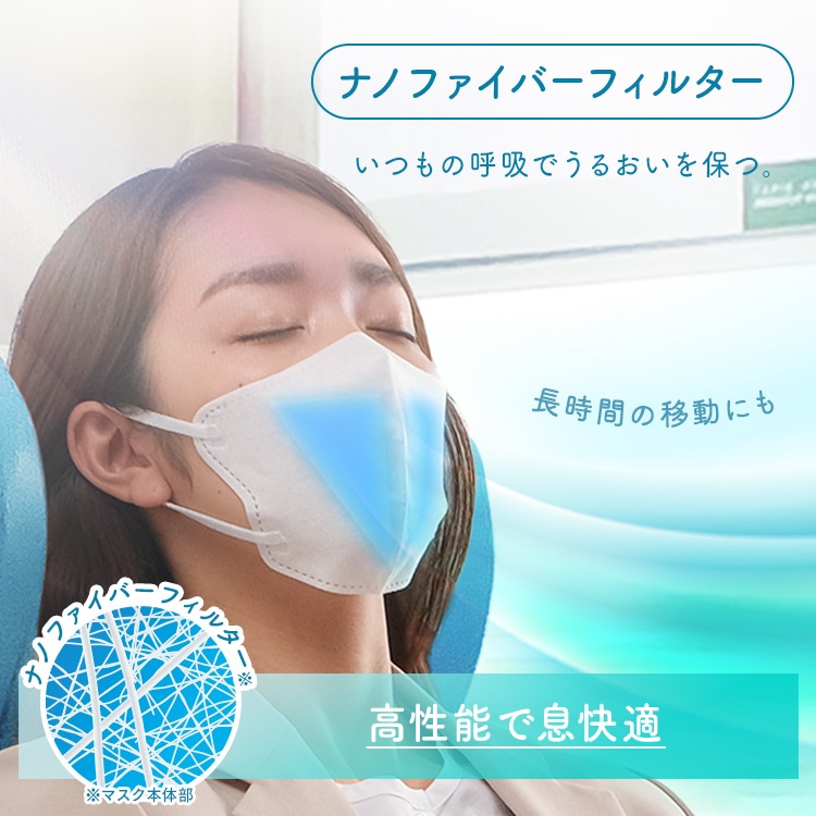 パック・フェイスマスク NOEVIR MOISTURE MASK WR 91 22ml のどうるおいマスク 加湿 2個セット ナノエアー うるおい保水ぬれ