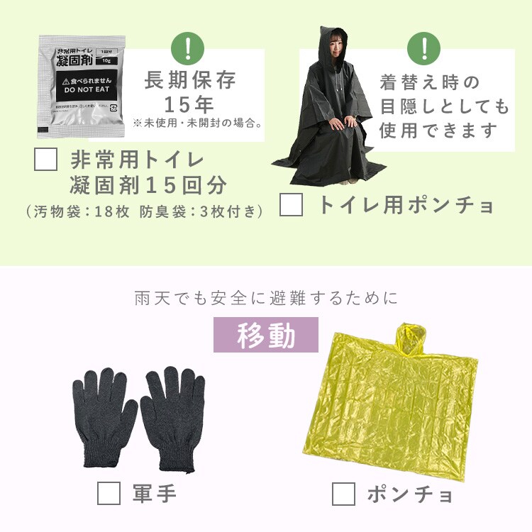 ☆新商品☆防災リュックベース+防家・衛生セット 1927164 │アイリス