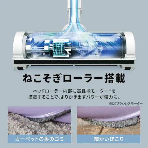 充電式紙パックスティッククリーナー SBD78DCBLP-W ホワイト_3