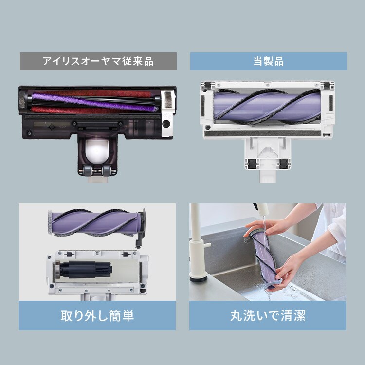 充電式紙パックスティッククリーナー SBD78DCBLP-W ホワイト 単品（紙