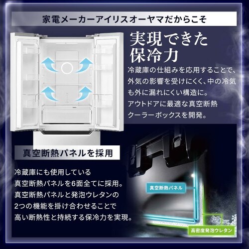 �N�[���[�{�b�N�X HUGEL 20L ��6.1���ۗ� 6�ʐ^��f�M�p�l�� �^��f�M ��e�� VITC-20 �`���R�|���O���[�@_5