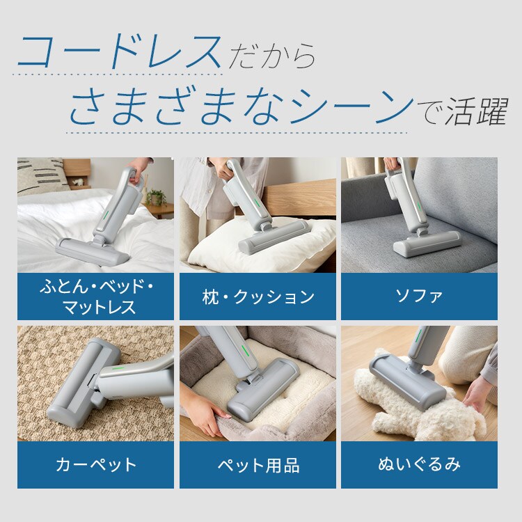 軽量紙パック布団クリーナー FBD-D1-NH グレー 211190│アイリス
