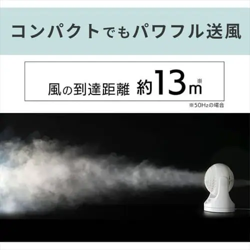 サーキュレーター 8畳 マカロン型 左右首振り PCF-MKM15-W ホワイト_8