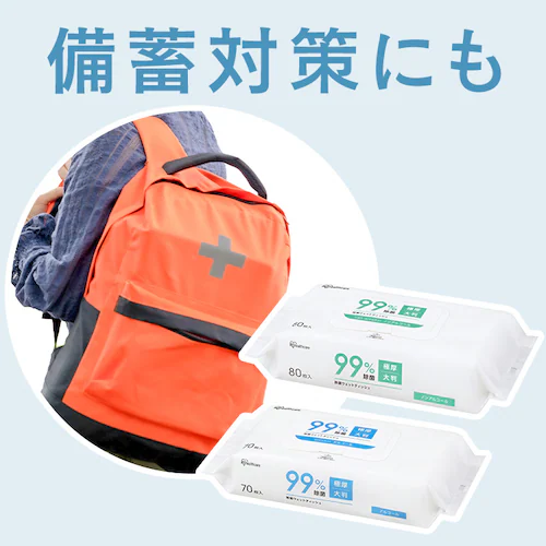 【480枚】蓋つき除菌ウェットティッシュ ノンアルコールタイプ 80枚入×6個 FWT-80N_11
