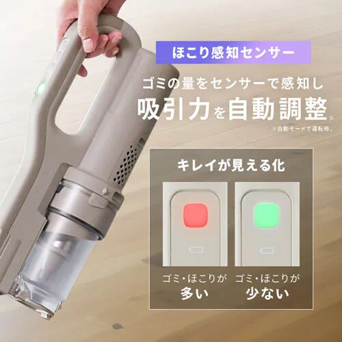 充電式サイクロンスティッククリーナー ゴミ収集ドック付き SCD-124PD
