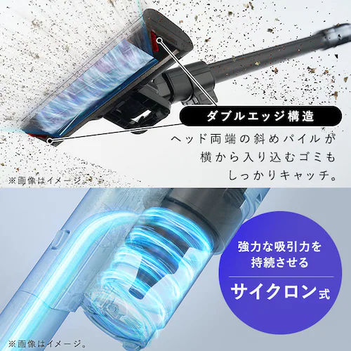 充電式サイクロンスティッククリーナー ゴミ回収ドック付き SCD-L4PD-B ブラック_14