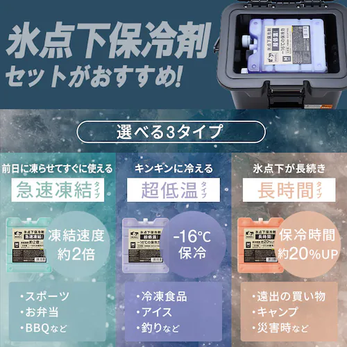【長時間保冷剤M付き】HUGEL 真空断熱クーラーボックス 6L VITC-6 アッシュホワイト_1