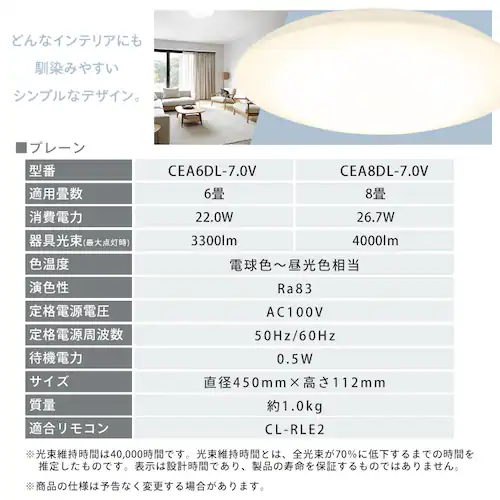 LED�V�[�����O���C�g �������쓋�� �������F 6�� CEA6DL-7.0V _12