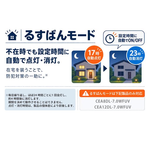 LEDシーリングライト 音声操作搭載 調光調色 12畳 CEA12DL-7.0WFUV ナチュラル_10