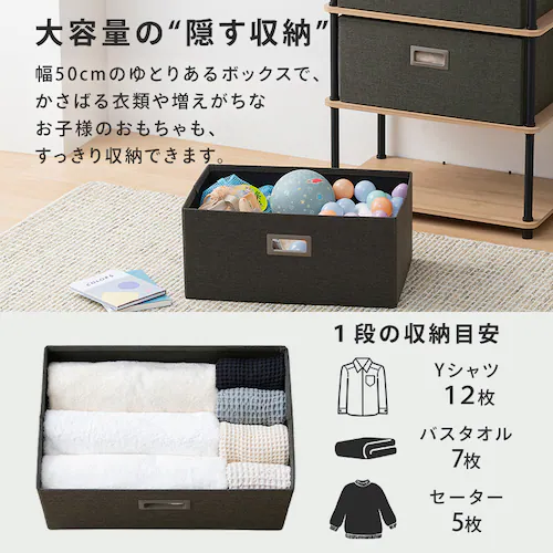 �y�˂��邾���ȒP�g���z�X�`�[���|�[�����b�N �t�@�u���b�N�`�F�X�g SPR-600FC �i�`������/�u���b�N_6