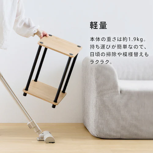 �y�˂��邾���ȒP�g���z�X�`�[���|�[�����b�N �T�C�h�e�[�u�� SPR-300ST �i�`������/�u���b�N_9