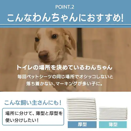 【200枚】厚型 ペットシーツ ワイド 50枚×4袋_4