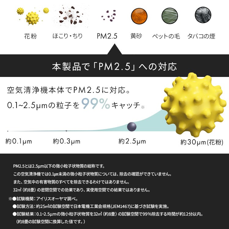 空気清浄機 23畳 加湿空気清浄機 14畳 花粉モード 温度・湿度センサー