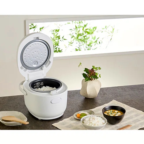 炊飯器 3合 マイコン式 50銘柄炊き RC-MDA30-W ホワイト_3