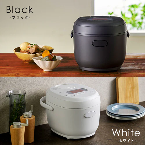 炊飯器 3合 マイコン式 50銘柄炊き RC-MDA30-W ホワイト_9