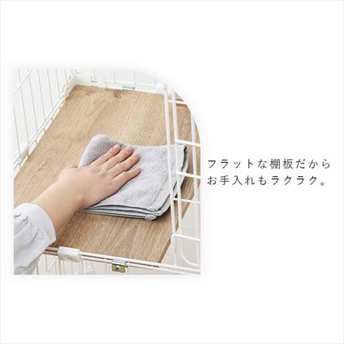 コンパクトキャットケージ2段 CCC-112 ナチュラル 299034 │アイリス