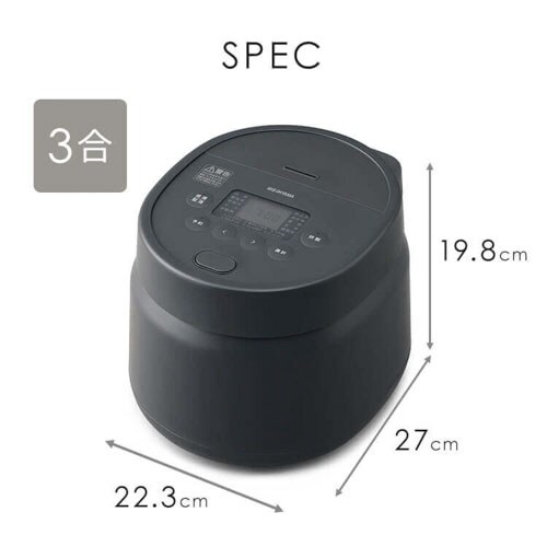 炊飯器 3合 マイコン式 50銘柄炊き RC-MSA30-HA アッシュ 299172