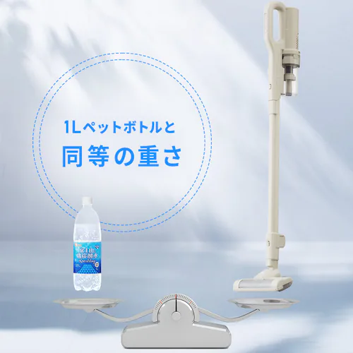 MagiCaleena 掃除機 コードレス サイクロン マルチパワーヘッド付き SCD-L3P-HC グレージュ_3