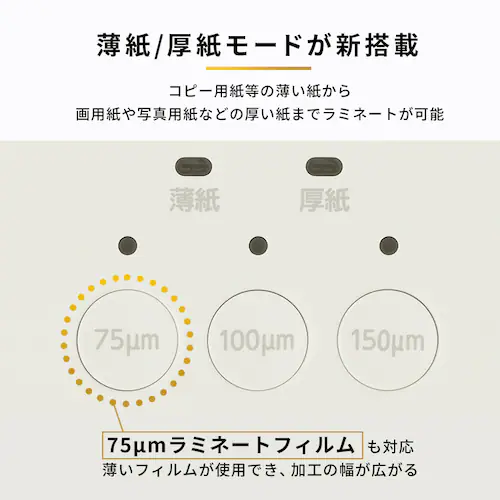 【訳あり】高速起動ラミネーター アイボリー_6