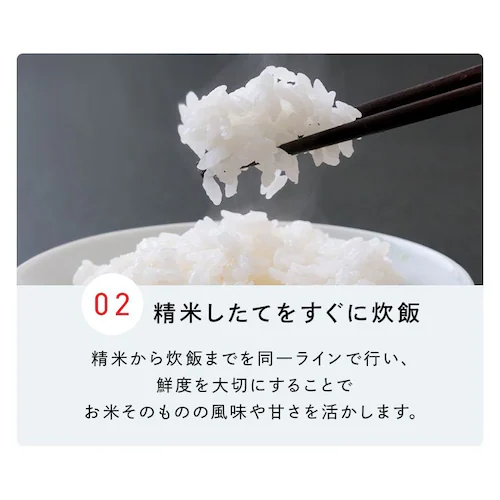 【24食】低温製法米のおいしいごはん ヘルシーごはん 角型150g×3パック_10