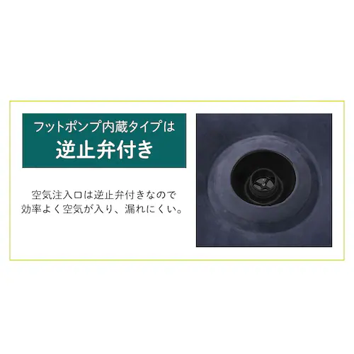 エアーベッド ABDF-1N ブルー 防災グッズ 来客用 敷き布団_5