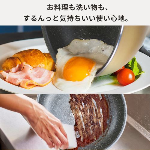 フライパン 6点セット IH/ガス火対応 ダイヤモンドコートパン DCI-T6S