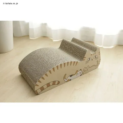 猫型爪とぎ トラ&ミケ・ハチワレ&シロ_2