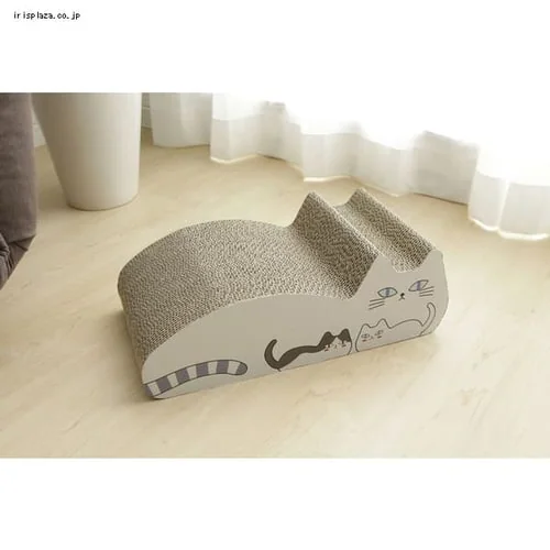 猫型爪とぎ トラ&ミケ・ハチワレ&シロ_4