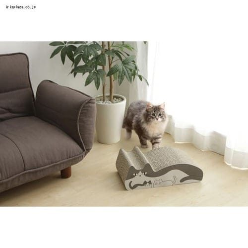 猫型爪とぎ トラ＆ミケ つめとぎ 7012832 │アイリスオーヤマ公式通販