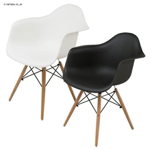 デザインチェア 木脚 PP-620 ホワイト 7024185 │アイリスオーヤマ公式