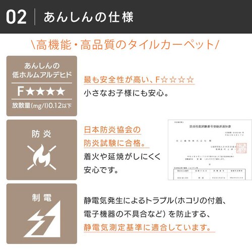 �y20���Z�b�g�z�^�C���J�[�y�b�g �h�� 50�~50cm �x�[�W�� _7