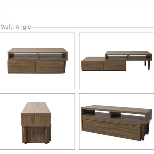 テレビ台 伸縮タイプ 幅105~193cm IR-TV-001 ブラウン_10