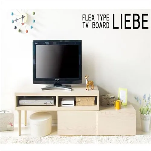 テレビ台 伸縮タイプ 幅105~193cm IR-TV-001 ブラウン_11