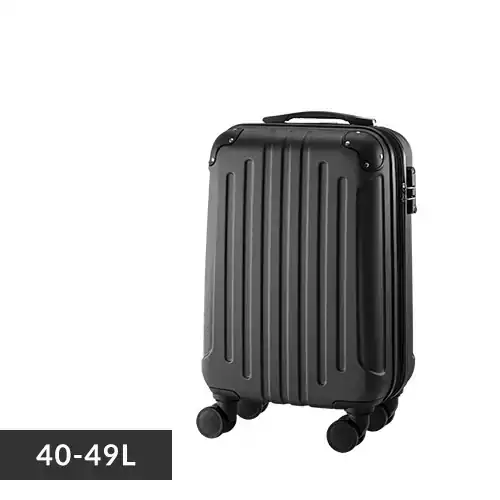 【訳あり】スーツケース Sサイズ 40L 拡張機能付き ダブルキャスター KD-SCK ツヤタイプ ブラック _4