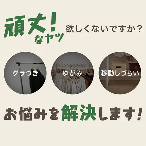 ハンガーラック 2連 耐荷重190kg CW4100-T1 パイプハンガー ブラック _3