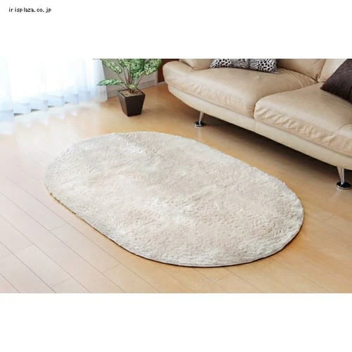 『ラルジュ』楕円100×150cm イケヒコ グリーン 【プラザセレクト】_17