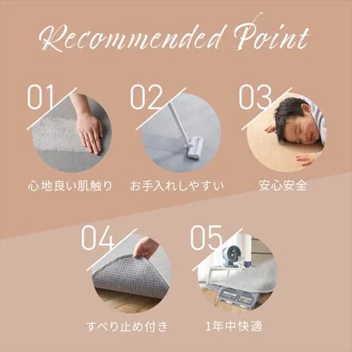 ���O �t�����l�����O �R�ۖh�L �h�_�j���H 130cm�~185cm 1.5�� �u���E�� FNR-RC-1318_2