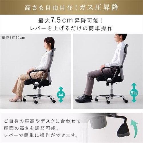 椅子 チェア オフィス 低反発 肘付き OFC-MHM ボルドー 7258068