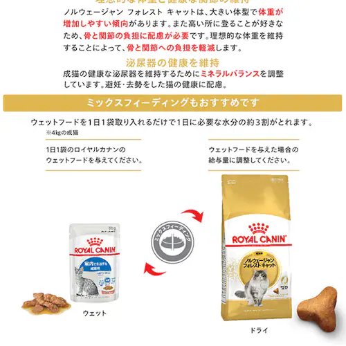 ロイヤルカナン キャットフード ノルウェージャンフォレストキャット 成猫用 400g FBN(フィーライン ブリード ニュートリション)rccf35_7