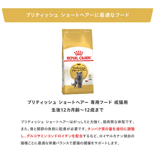 ロイヤルカナン キャットフード ブリティッシュショートヘアー 成猫用 400g FBN(フィーライン ブリード ニュートリション)rccf36_4