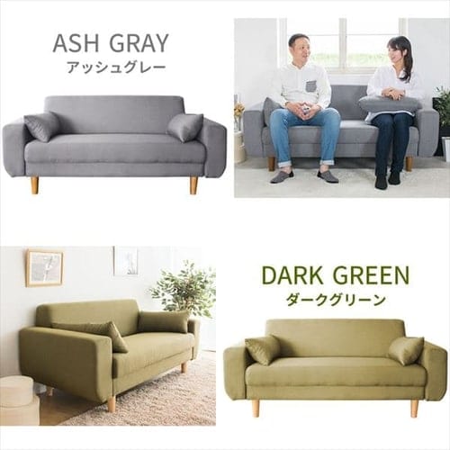 ソファ 2人掛け ワイド FBS-2P-W コーヒーブラウン 7148647 │アイリス