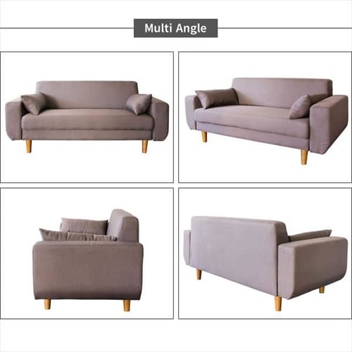 ソファ 2人掛け ワイド FBS-2P-W コーヒーブラウン 7148647 │アイリス