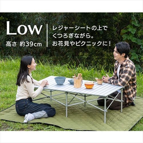 124cm�~70cm �A���~���[���e�[�u�� �L�����v �e�[�u��_7