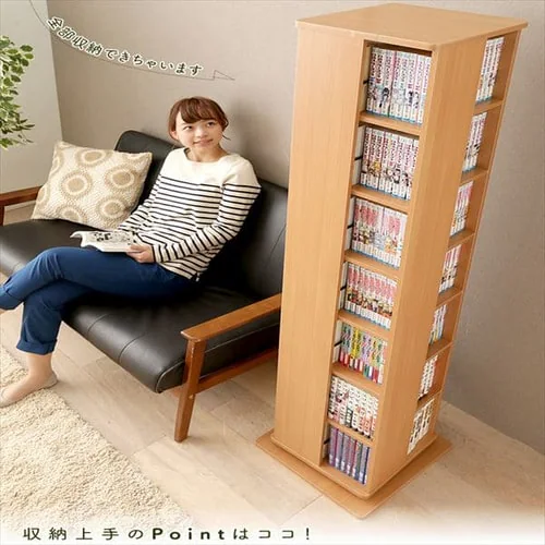 回転コミックラック CR-1500 全3色_3