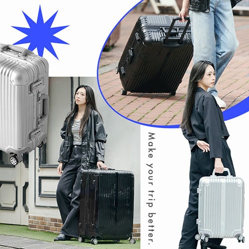 スーツケース Sサイズ 40L 1～3泊 機内持ち込み可能 ダブルキャスター